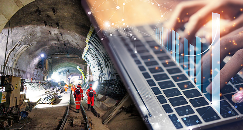 Nahtlose Workflows und Zusammenarbeit – vom Büro bis zur Tunnelbaustelle vor Ort